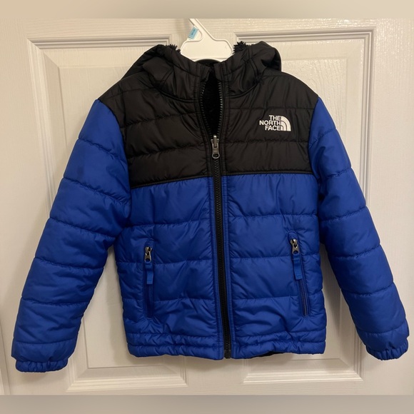 The North Face Other - The North Face Youth size XXS Blue and Black Reversible Fleece Puffer Jacket